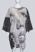 MAISON MARTIN MARGIELA JOHN GALLIANO - A RETRO HALF-TONE PRINT DRESS