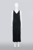 RICK OWENS - 'DIRT' COLLECTION BLACK MAXI DRESS
