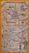 A THAI VESSANTARA JATAKA 'EPILOGUE, THE CHULAMANI STUPA IN HEAVEN' SCROLL PAINTING