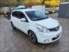 12/62 NISSAN NOTE N-TEC+ DCI 1461cc 5 Spd Manual Diesel MPV (White, 85k) SA62XFZ