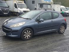 08/08 PEUGEOT 207 S HDI 67 1398cc 5 Spd Manual Diesel 3 Dr H/Back (Grey), LM08DHY