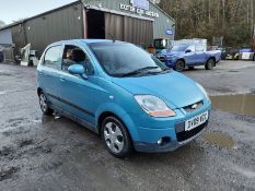 09/09 CHEVROLET MATIZ SE PLUS 995cc 5 Spd Manual Petrol 5 Dr H/Back (Blue, 80k) DV09WZC