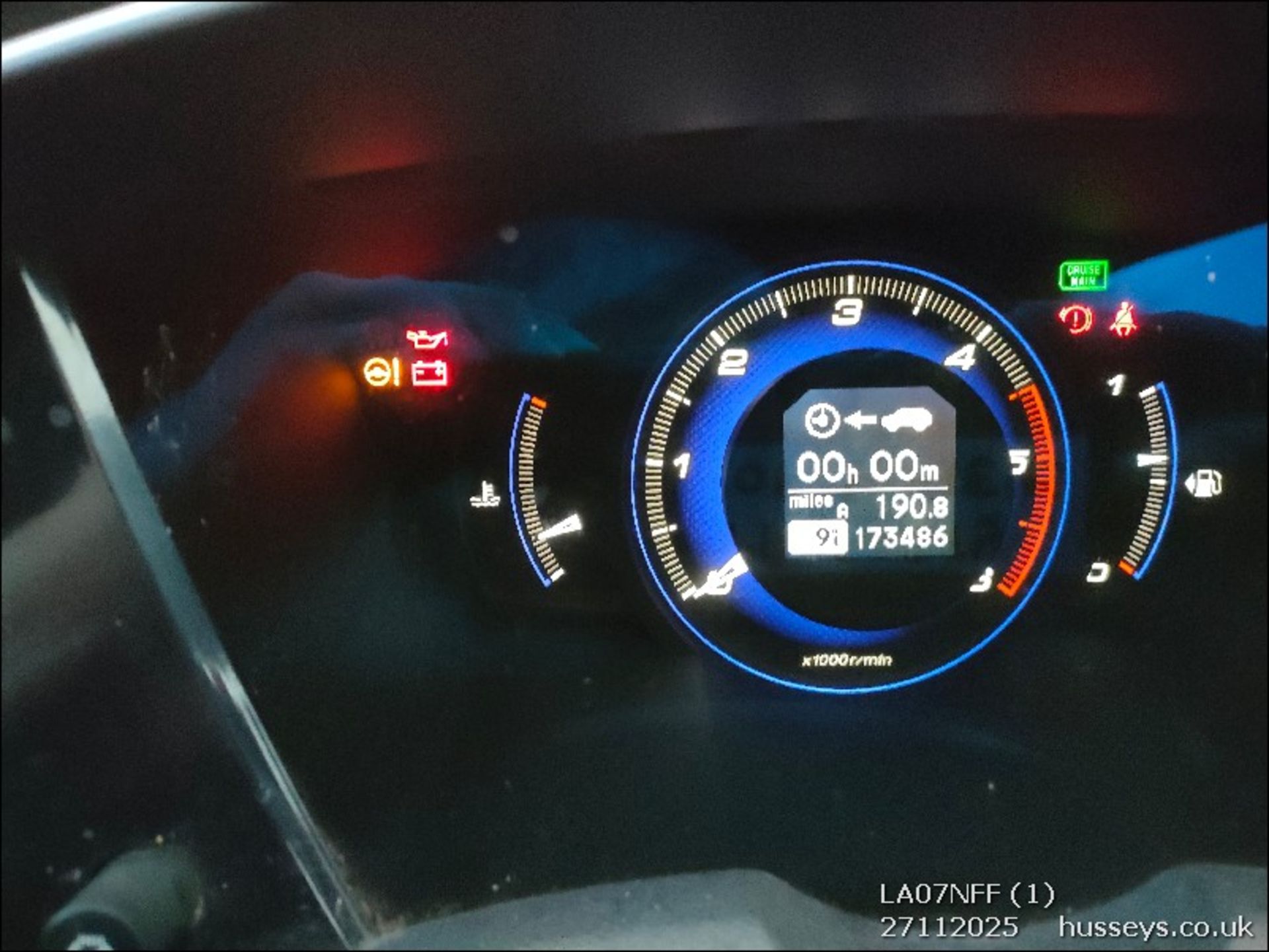 07/07 HONDA CIVIC ES I-CTDI 2204cc 6 Spd Manual Diesel 5 Dr H/Back (Grey, 173k) LA07NFF - Image 2 of 29