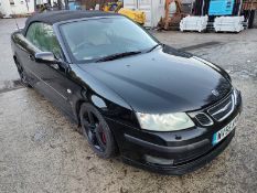 05/55 SAAB 9-3 AERO V6 S-A 2790cc 6 Spd Semi Auto Petrol Convertible (Black, 130k) WV55KHW