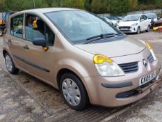 05/05 RENAULT MODUS EXPRESSION 16V 1149cc5 Speed Manual Petrol 5 Door Hatchback Gold 119k CK05XFJ