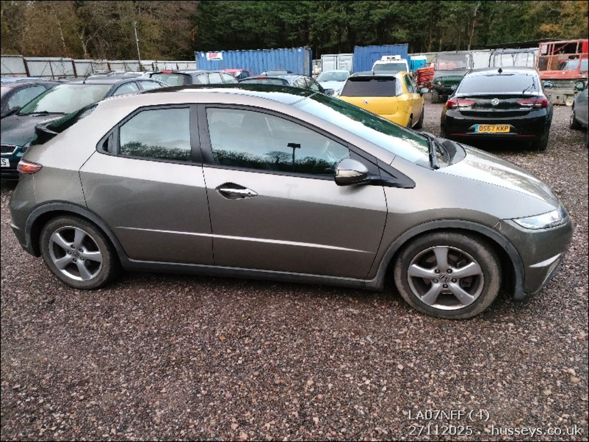 07/07 HONDA CIVIC ES I-CTDI 2204cc 6 Spd Manual Diesel 5 Dr H/Back (Grey, 173k) LA07NFF - Image 4 of 29