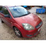 06/56 FORD FIESTA ZETEC CLIMATE 1242cc 5 Spd Manual Petrol 5 Dr H/Back (Red, 127k) HG56NTD
