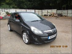 14/14 VAUXHALL CORSA SRI 1398cc 5 Spd Manual Petrol 3 Dr H/Back (Black, 116k) VU14PXB