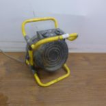 A Stanley 2KW workshop fan heater