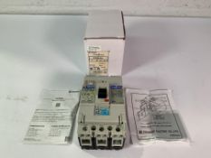 Terasaki E160-SJ, 3P 125A, Front Connection MCCB, 16KA ADJ Thermal. Boxed.