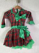 Nine Weissm Showtime What Christmas Means To Me 12696 Dancewear/Costumes for girls - Red/Kelly - 7/8