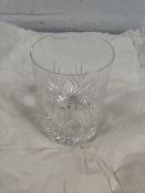 Three boxes of six as new Loretta whisky tumblers- 25cl (may show signs of long term storage).