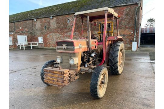 1975 Massey Ferguson 135 Multipower 2wd tractor on 12.4-28 rear wheels and tyres complete with Sande - Image 5 of 35