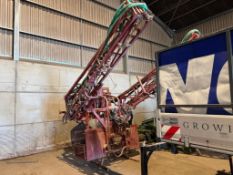 2002 Hardi conversion 18m avadex spreader linkage mounted hydraulic operated. Serial No: 005892