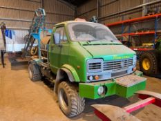 Reynolds Boughton RB44 diesel converted 16m self-propelled sprayer with Berthoud booms, 1,500l galva