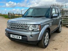 2012 Land Rover Discovery SDV6 Commercial, automatic, silver, leather interior on General Grabber 25