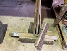 Quantity of yard brushes