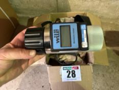 Wile 65 digital moisture meter c/w protective case. Tested July 2025
