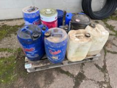 Qty oil, grease & lubricants