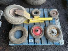 Quantity miscellaneous wheels and tyres