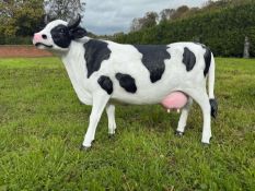 HUGE CRATED 1.3M LONG FIBREGLASS COW