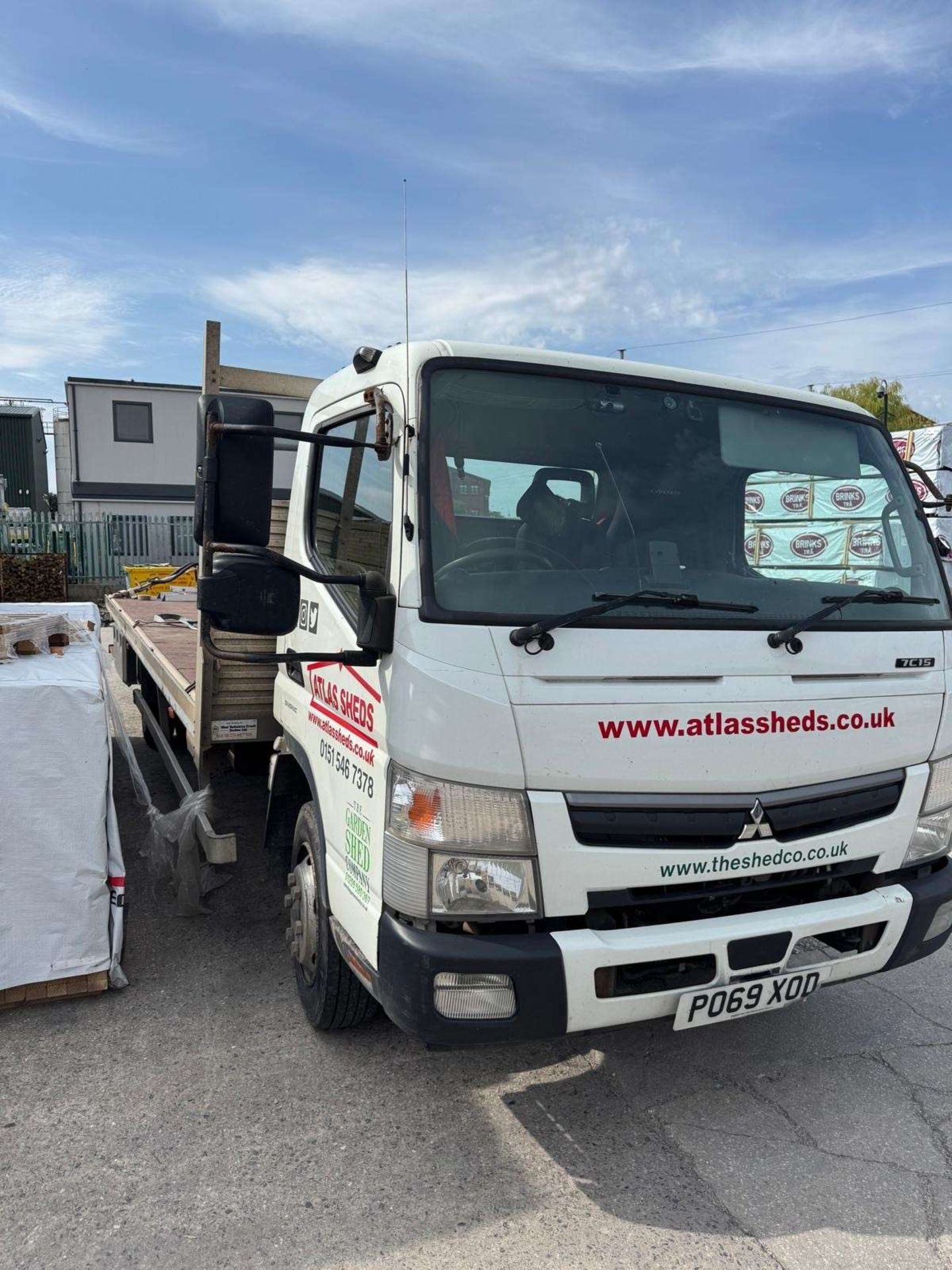 2020 69 REG MITSUBISHI CANTER 7.5T FLATBED (SOLD OFF SITE - LIVERPOOL)