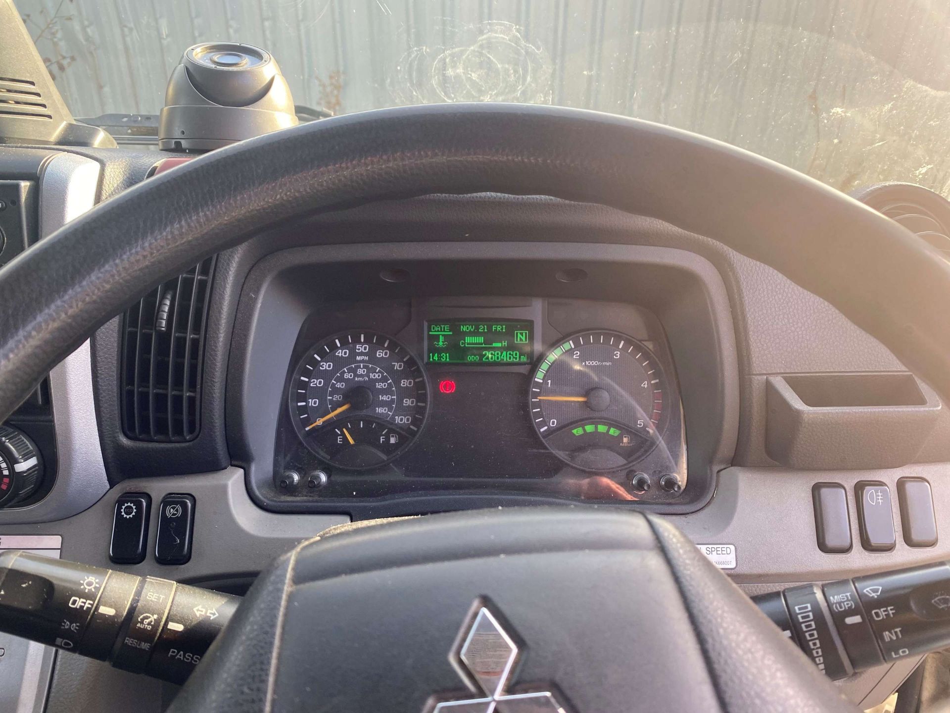 2018 18 REG MITSUBISHI FUSO CANTER 9TONNE 9C18 CURTAIN SIDER (SOLD OFF SITE - LIVERPOOL) - Image 10 of 10