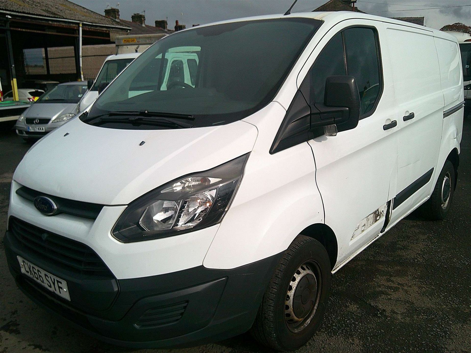2017 66 REG FORD TRANSIT CUSTOM 270 L1 DIESEL FWD 2.0 TDCI 105PS LOW ROOF VAN - Image 2 of 7