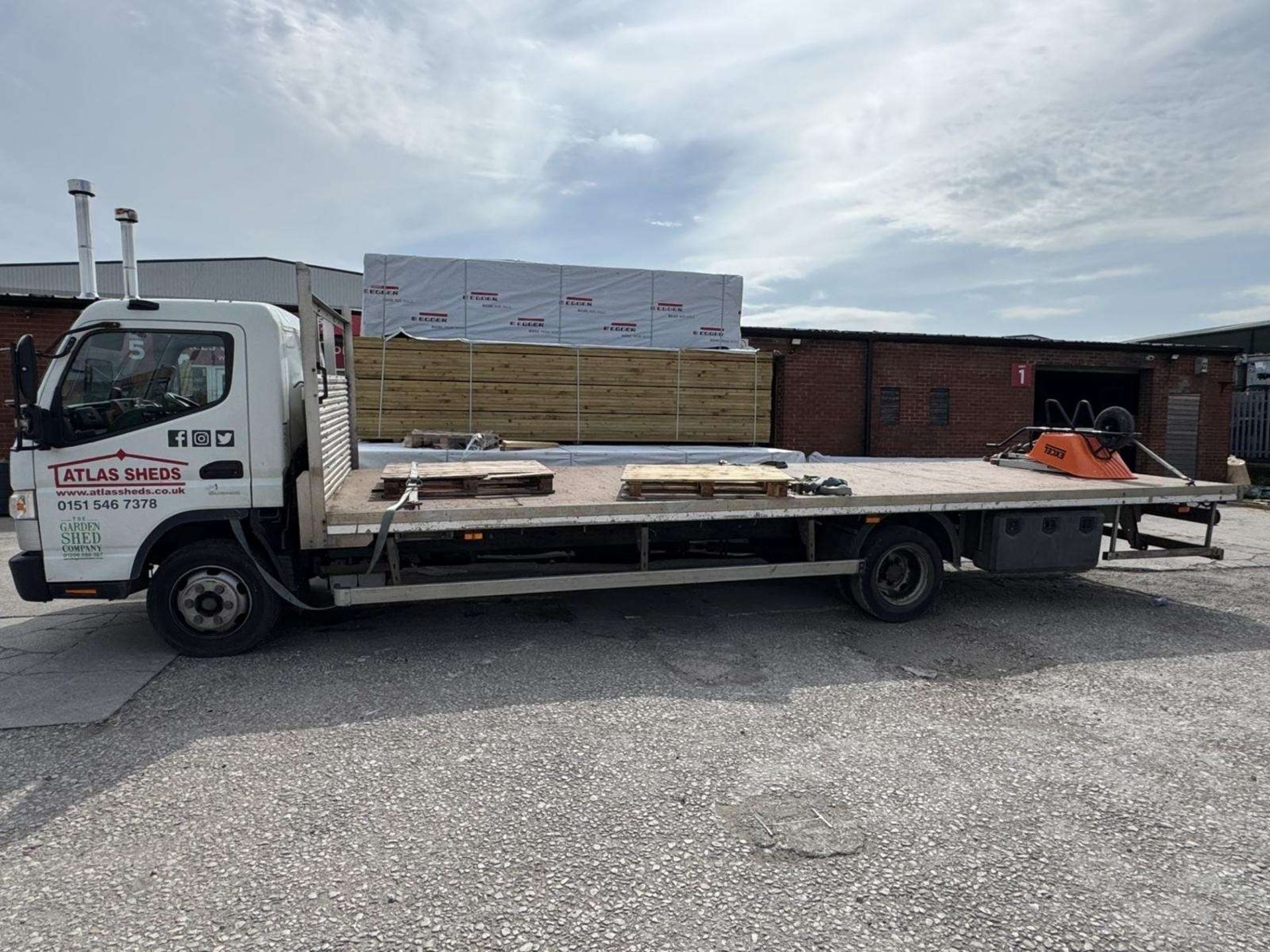 2020 69 REG MITSUBISHI CANTER 7.5T FLATBED (SOLD OFF SITE - LIVERPOOL) - Image 2 of 4