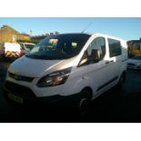 2014 14 REG FORD TRANSIT CUSTOM 290 ECOTECH DOUBLE CAB (DIRECT FIRE & RESCUE)