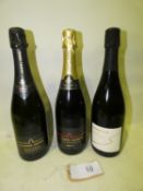 6 x 75ml bottles of Chapel Down brut English sparkling wine, 1 x 75cl bottle of Chapel Down Kit's