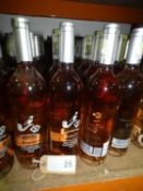 42 x 750ml bottles of Babylonstoren mourvede South African rose for RHS Chelsea flower show 2025 (