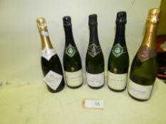12 x assorted bottles of Cremant including 4 x 75cl bottles of Cremant de Limoux (12) (GS37)