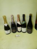 3 x 75cl bottles of Chapel Down English rose sparkling wine, 2 x 750ml bottles of Nyetimber rose