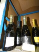 8 x assorted bottles of champagne including 1 x 750ml bottle of Les Crayeres Marguet grand cru