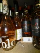 11 x assorted bottles of English rose including 6 x 75cl bottles of Chapel Down Tenterden Kent