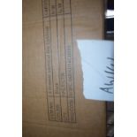 1 x unbranded 4 drawer vertical black file cabinet, SKU: BOFC06BK014C0000 - new in tatty box (GSF