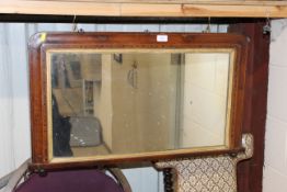 A 19th Century overmantel mirror