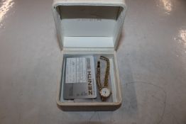 A 9ct gold ladies Zenith wrist watch, total weight