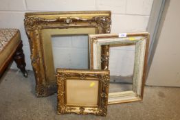 Four Victorian and later picture frames