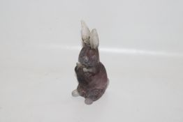 A Murano Scavo glass rabbit by Cenedese