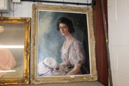 A 20th Century oil on canvas portrait study of a s