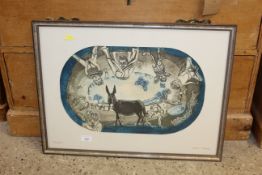 A Glynn Thomas framed and glazed print 