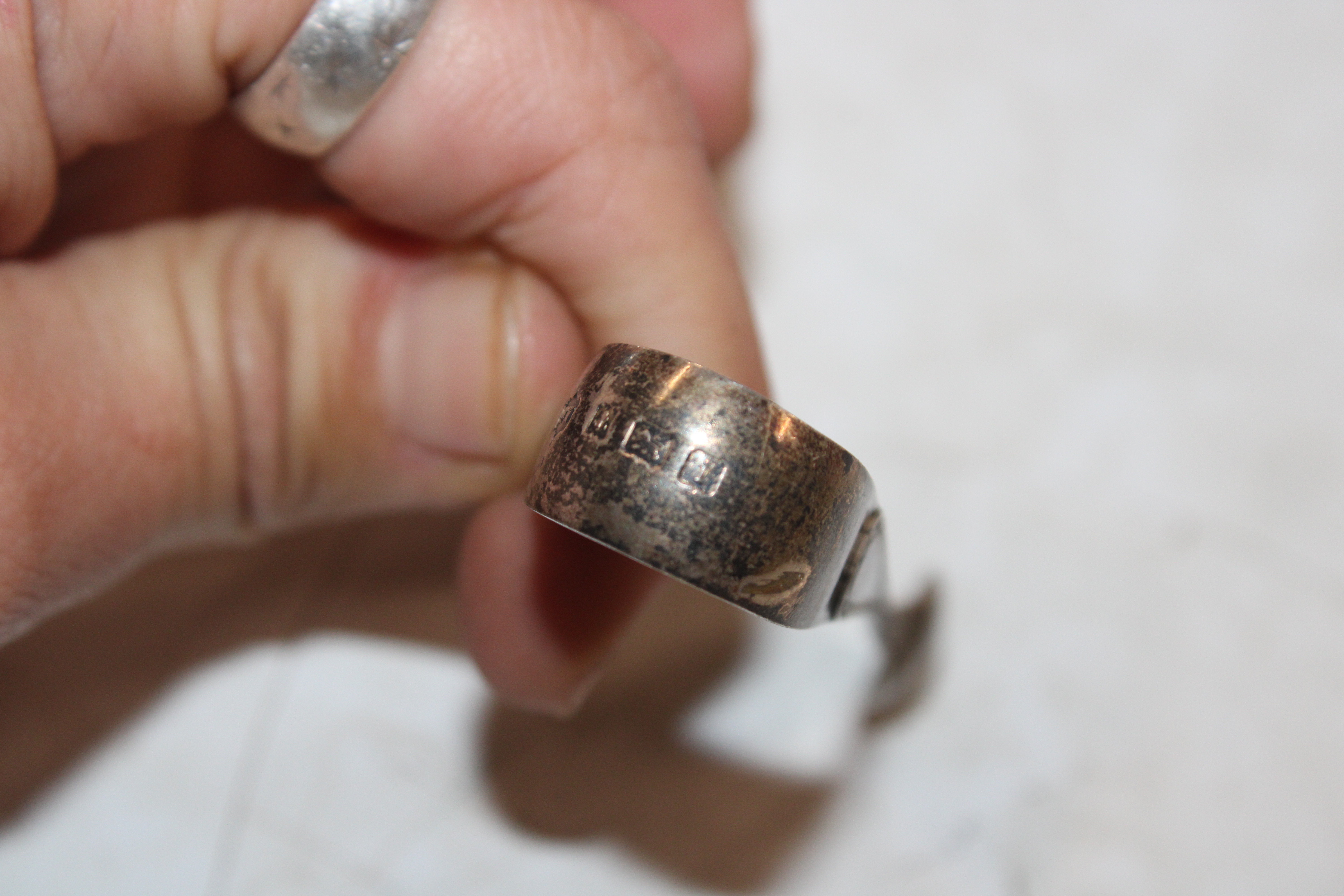 A pair of Sterling silver candlesticks with weight - Image 17 of 29