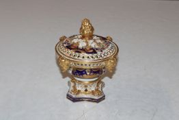 A Crown Derby pot pourrie holder