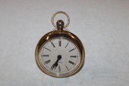 An alarm clock in the form of a pocket watch