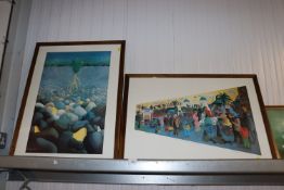 Two Anne Graham pencil signed prints 