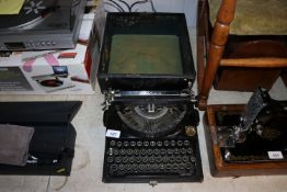 An Imperial typewriter in case