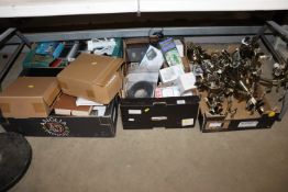 Four boxes containing ceiling light fittings, phon