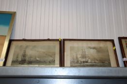Two framed coloured prints 